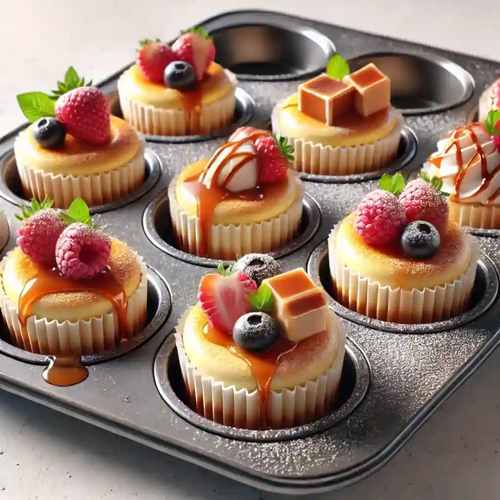 Mini Cheesecakes (In A Standard Muffin Pan)