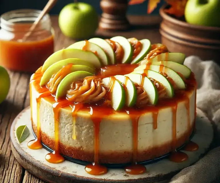Caramel Apple Cheesecake
